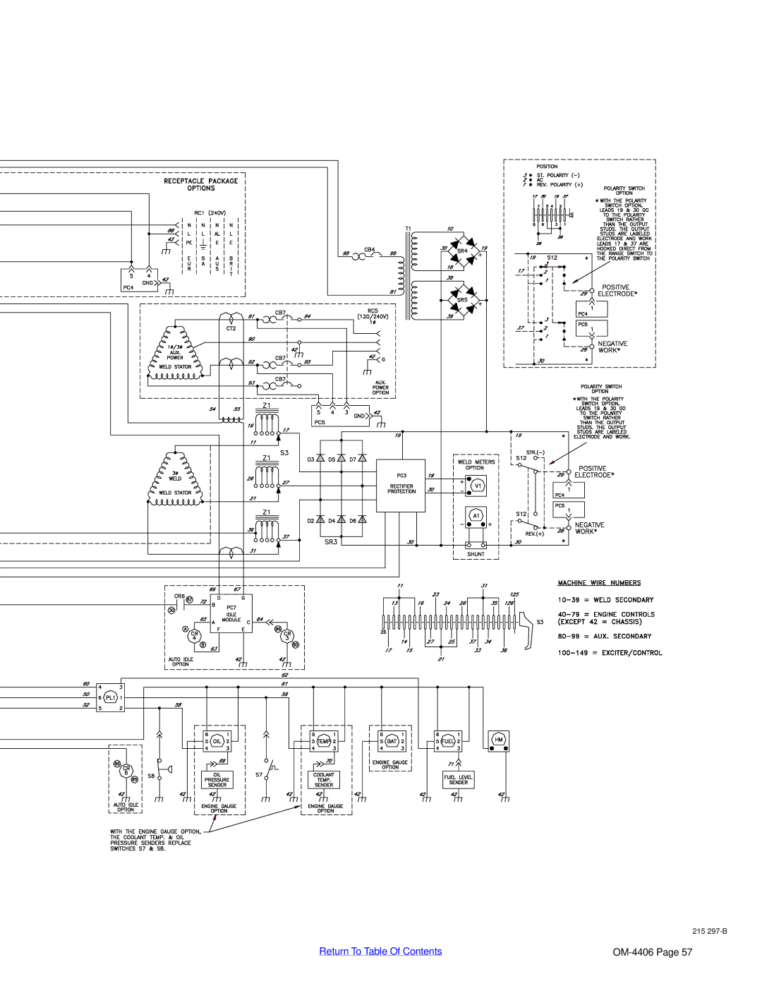 Miller Electric Big 40 CAT manual 215 297-B 