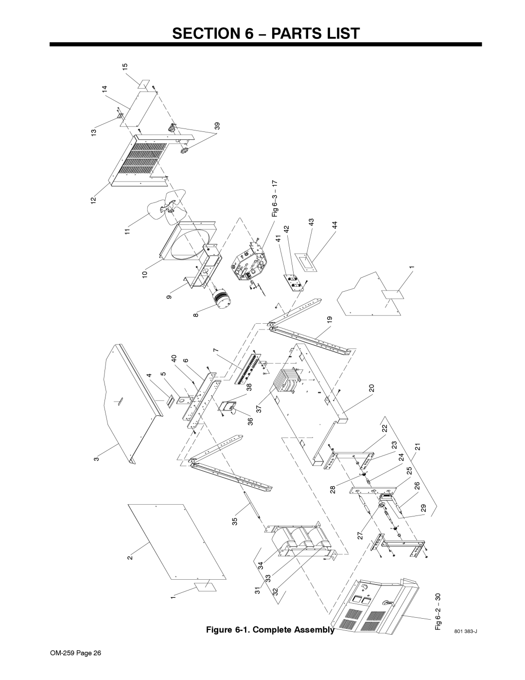 Miller Electric CP-252TS, CP-302 manual Parts List 