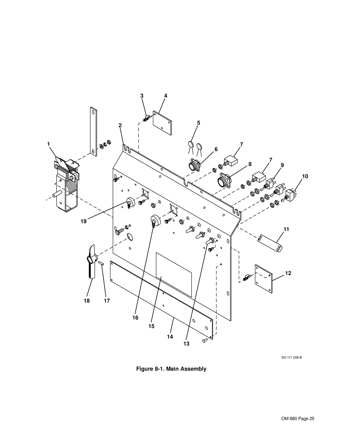 Miller Electric CV-2 owner manual Main Assembly 