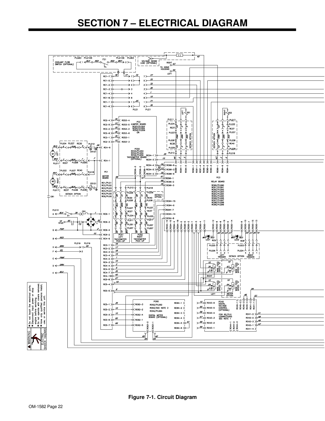 Miller Electric D-64 manual Electrical Diagram, Circuit Diagram 