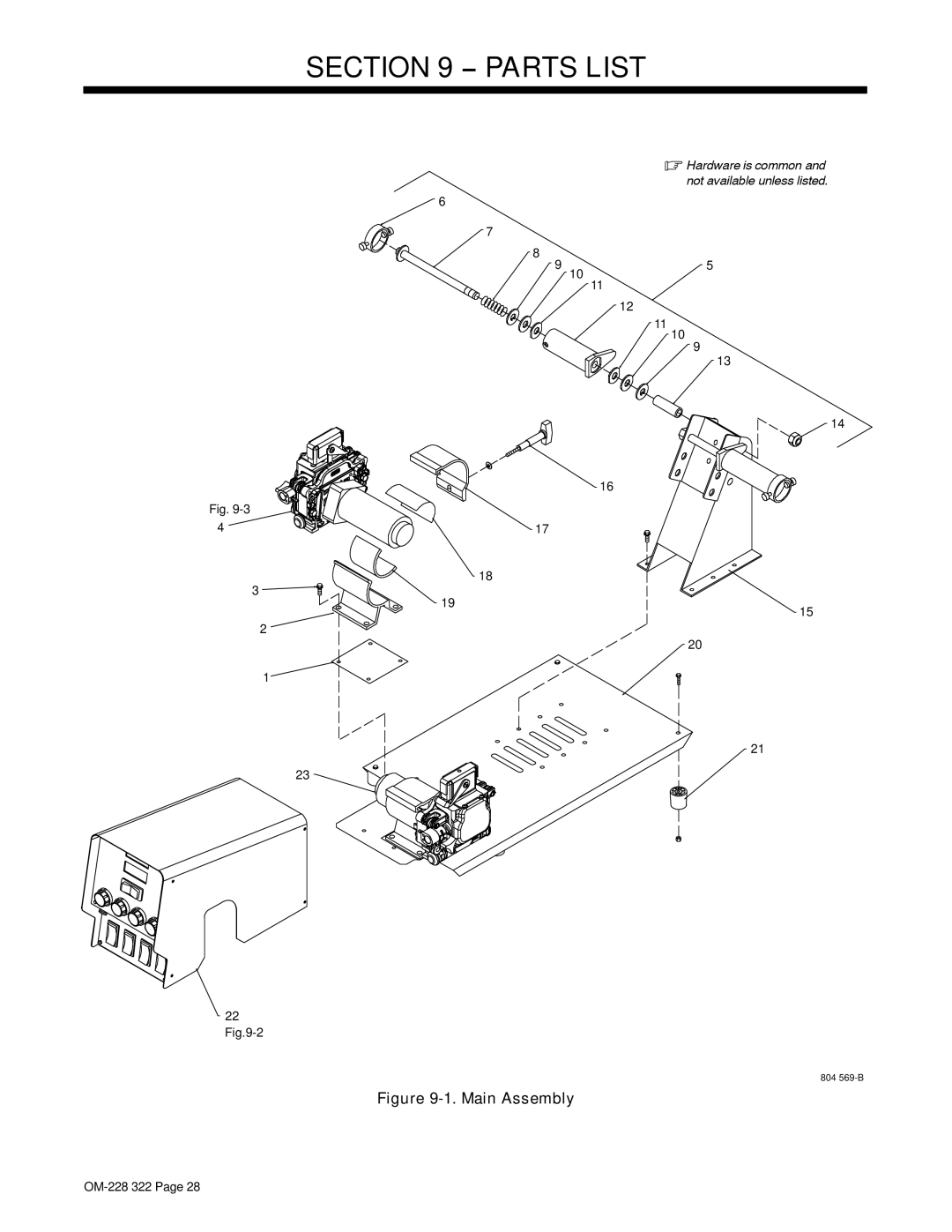 Miller Electric D-75S, D-75D manual Main Assembly, 22 -2 