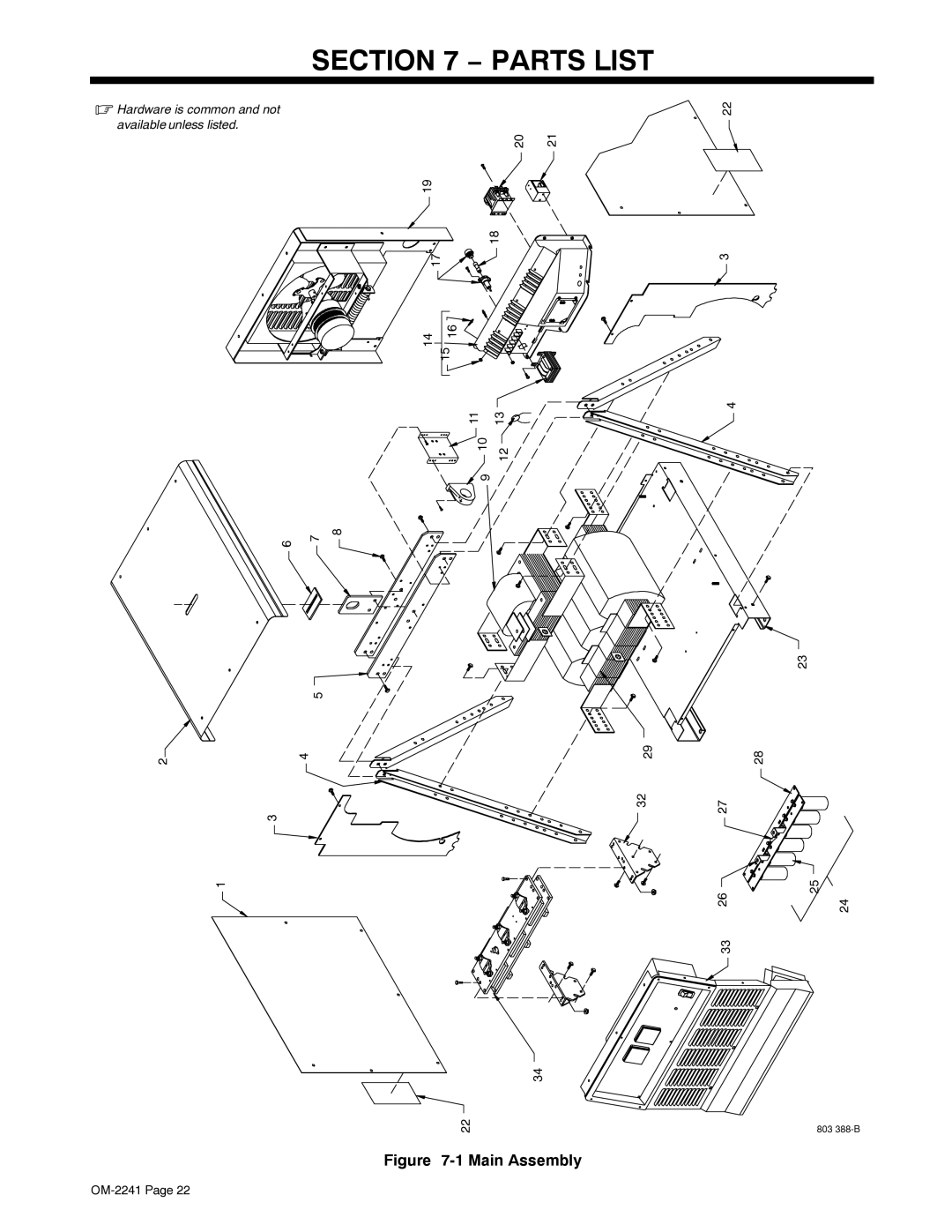 Miller Electric Delta-Fab manual Parts List 