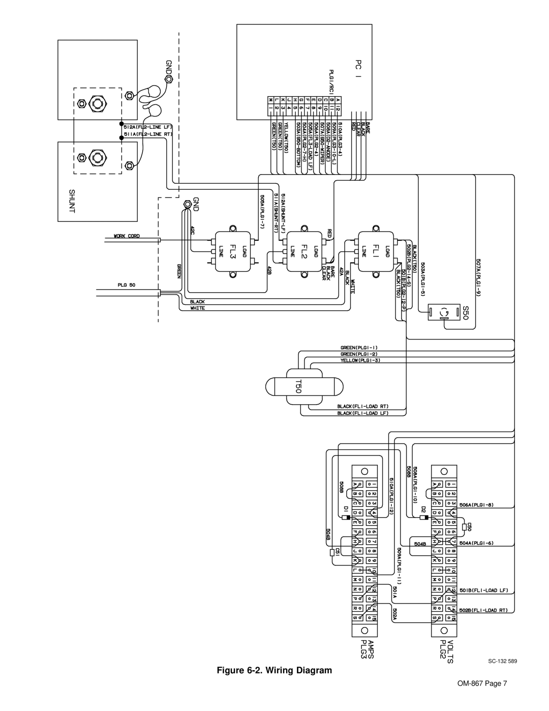 Miller Electric Digi-Meter RMS (AC-DC) owner manual Wiring Diagram 