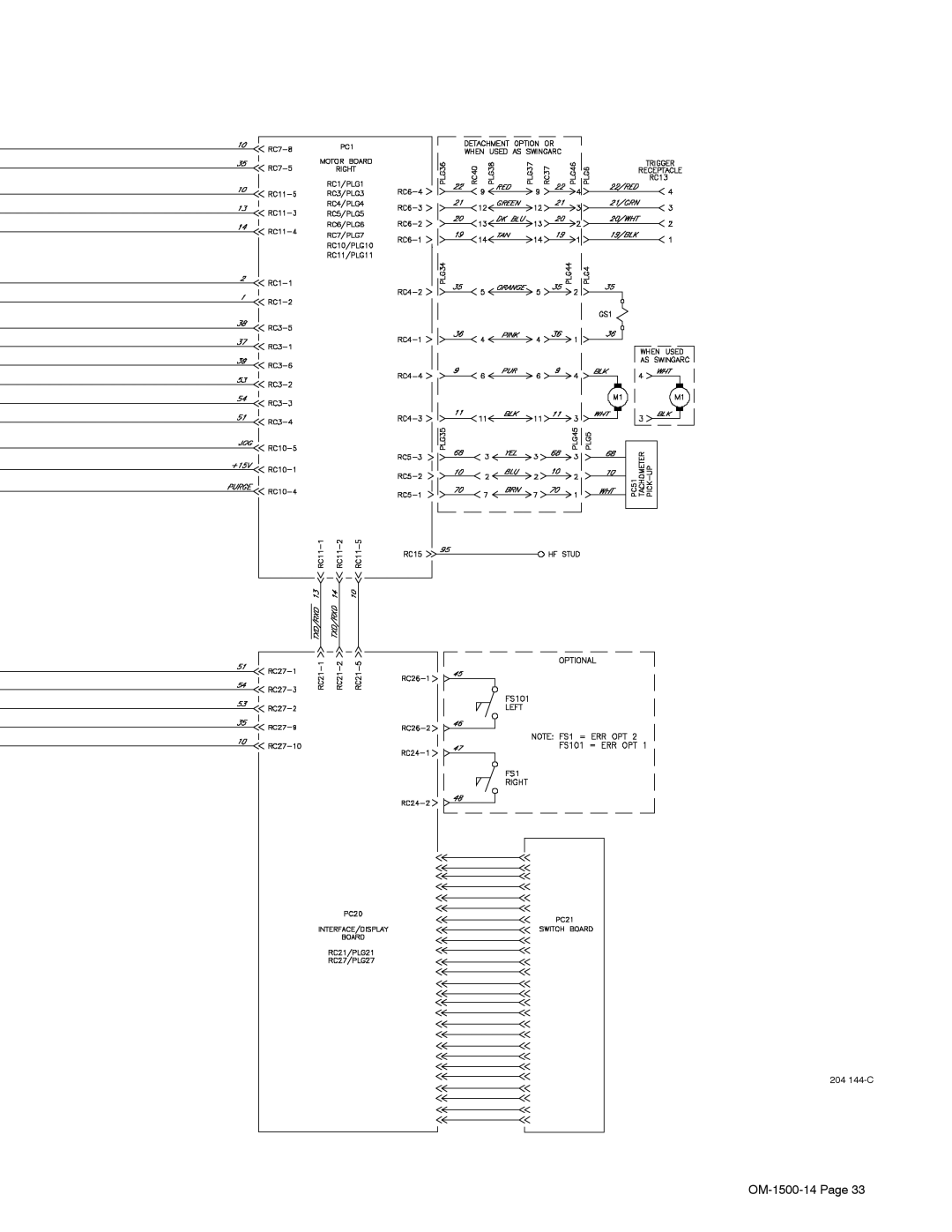 Miller Electric and DS-74DX16, DS-74DX12 manual 204 144-C 