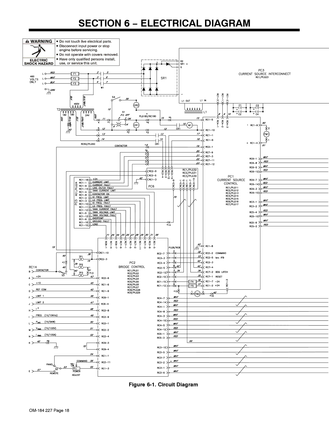 Miller Electric Intellifire 250 manual Electrical Diagram, Circuit Diagram 