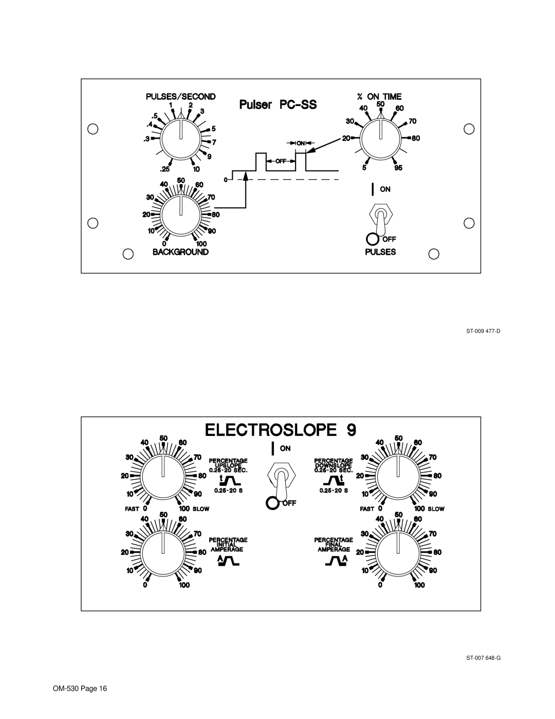 Miller Electric KC237900 manual ST-009 477-D ST-007 648-G 