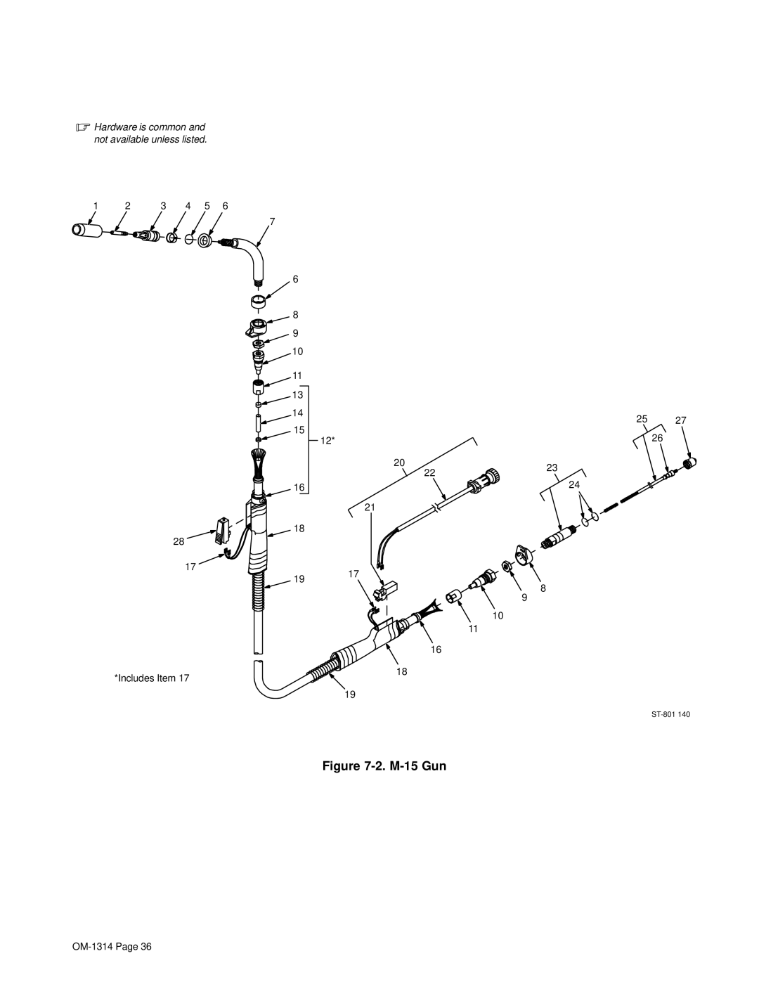 Miller Electric manual M-15 Gun 