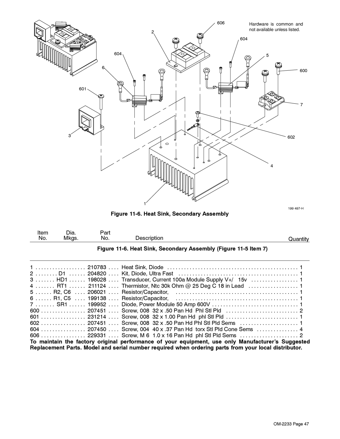 Miller Electric Maxstar 200 STR manual 604 600 601 602 