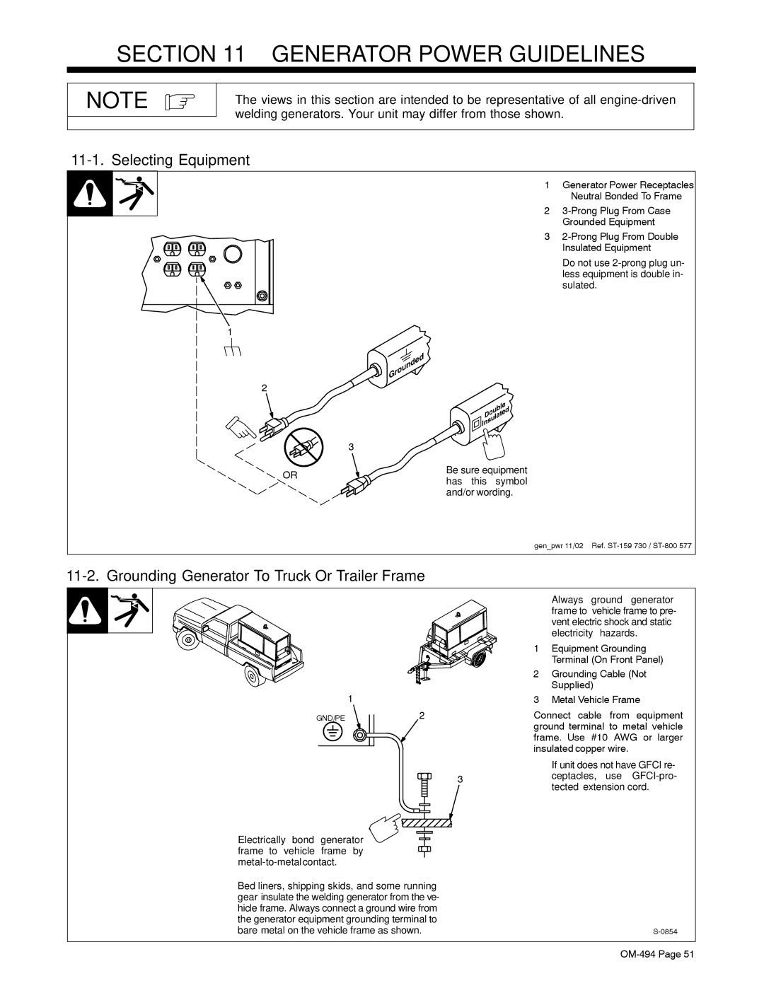 Miller Electric Miller DU-OP manual Generator Power Guidelines, Selecting Equipment, Has this symbol, And/or wording 