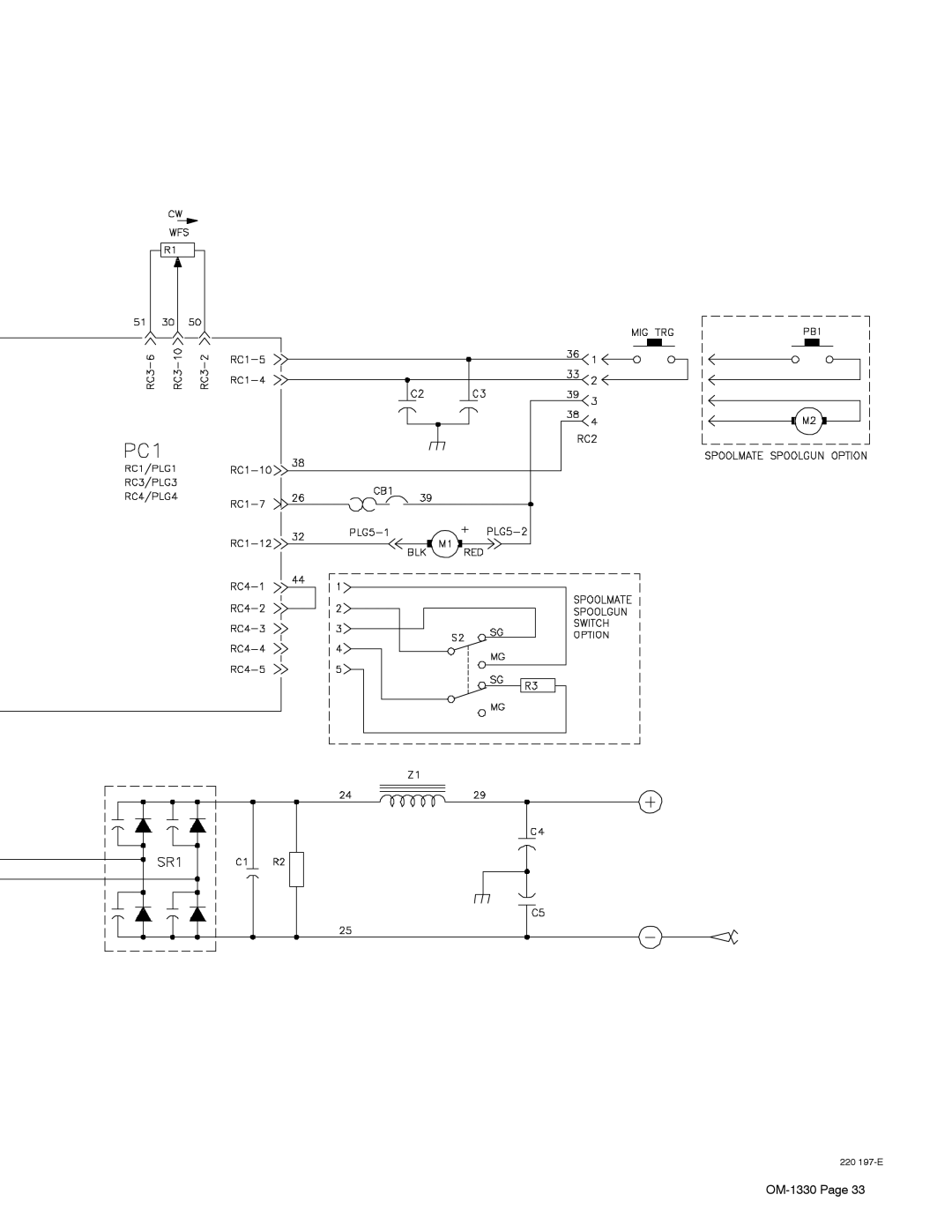 Miller Electric M-10 Gun, Millermatic DVI manual 220 197-E 