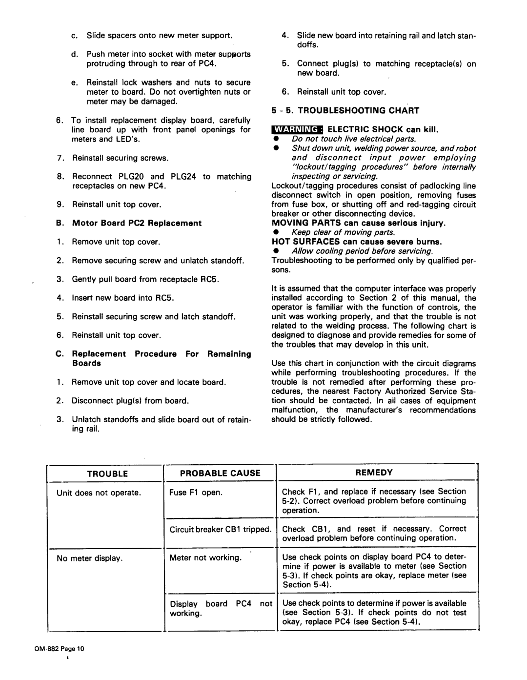 Miller Electric 350, MR-5 manual 