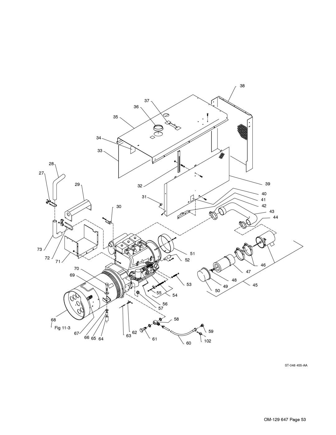 Miller Electric 500DX R, OM-129 manual 66 65 102 