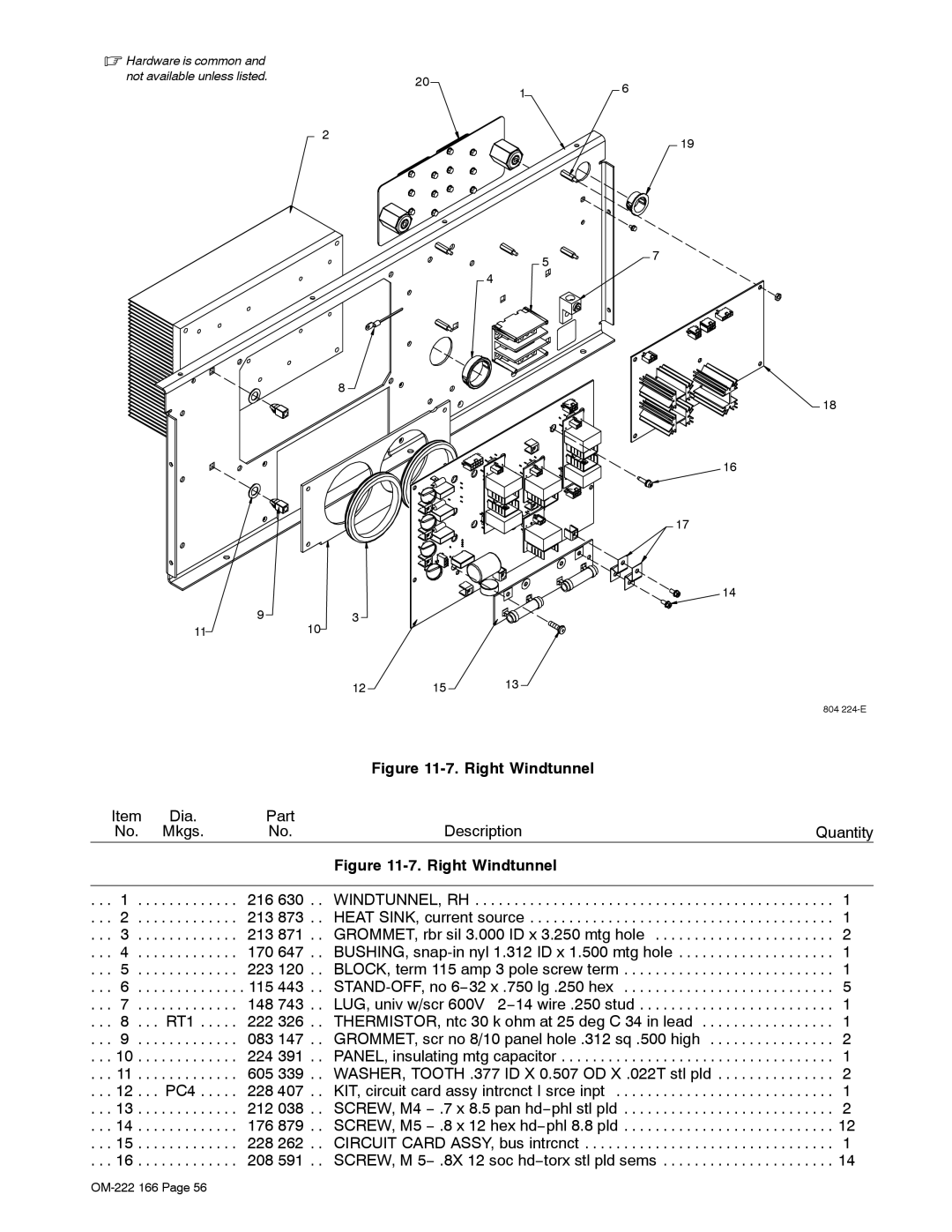 Miller Electric ProHeat 35 manual Right Windtunnel 