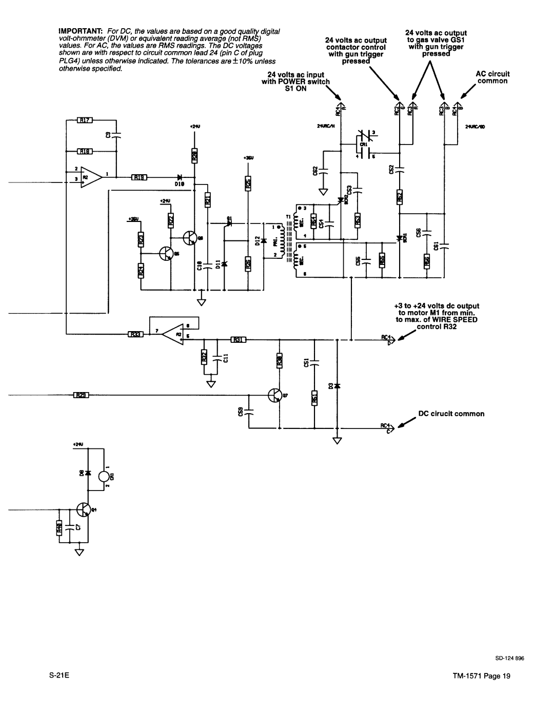 Miller Electric S-21E technical manual 