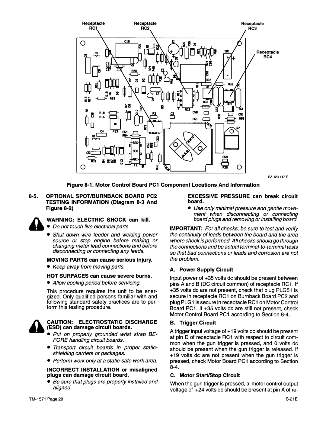 Miller Electric S-21E technical manual 