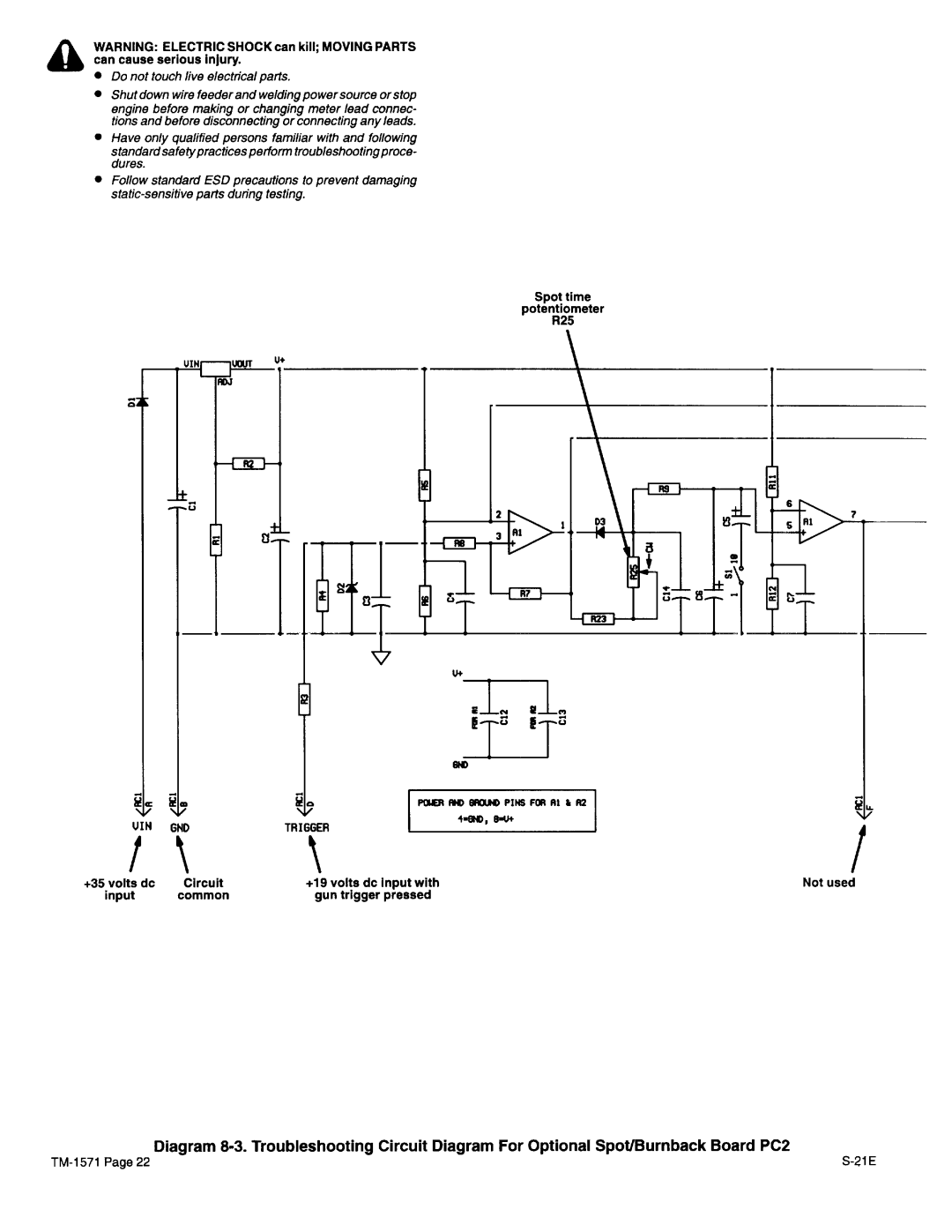 Miller Electric S-21E technical manual 