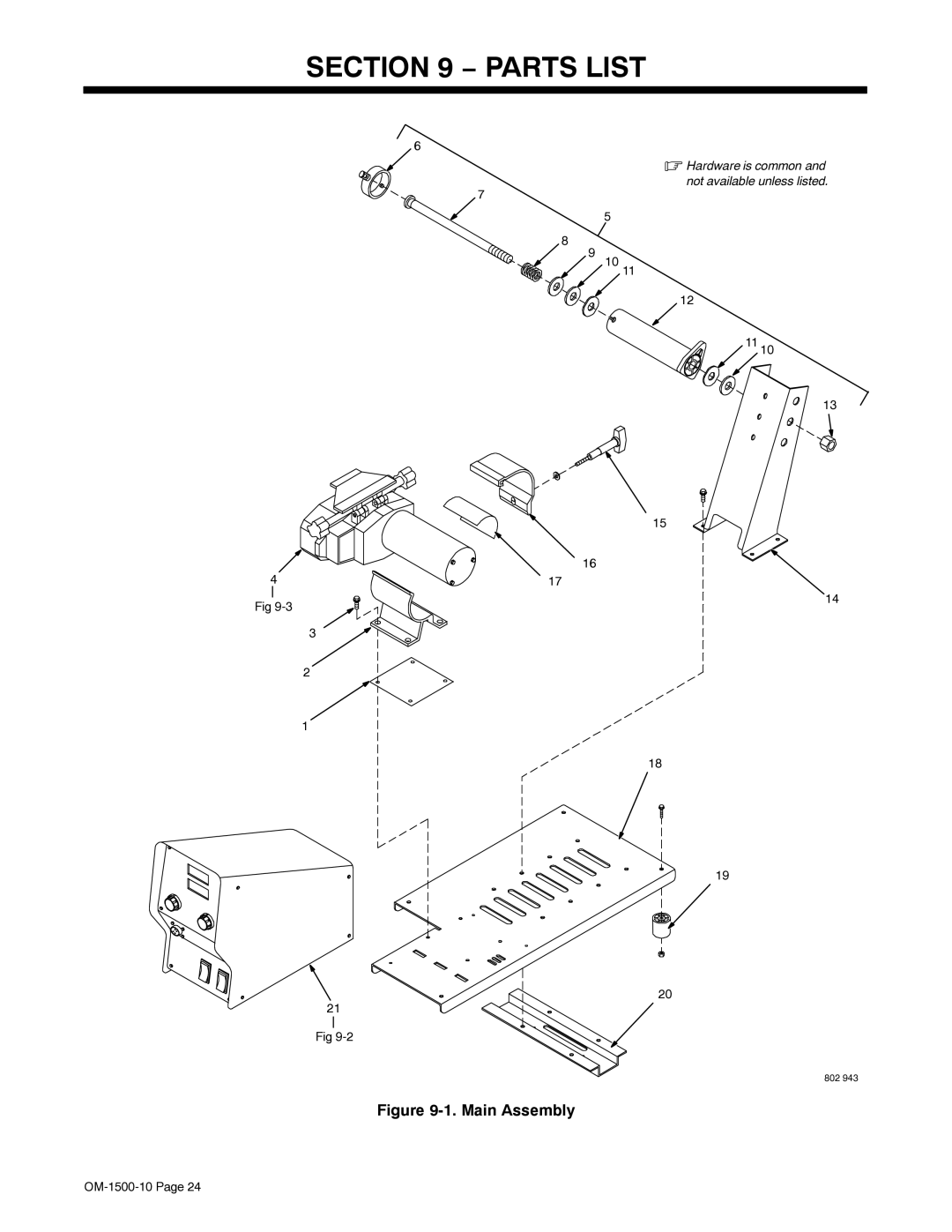 Miller Electric S-74S, S-74D manual Parts List 