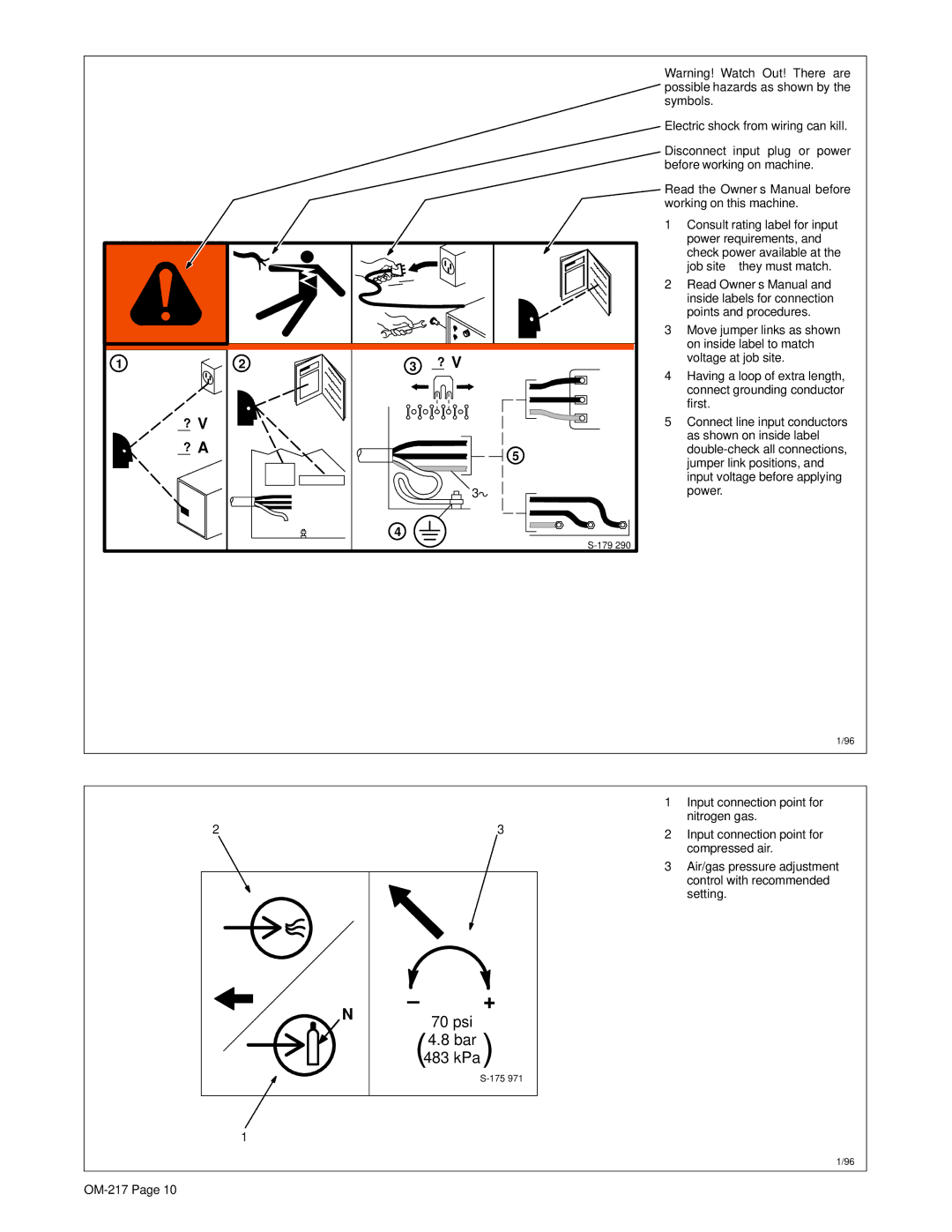 Miller Electric Spectrum 1250R, Spectrum 1000 manual ? a, Control with recommended, Setting 