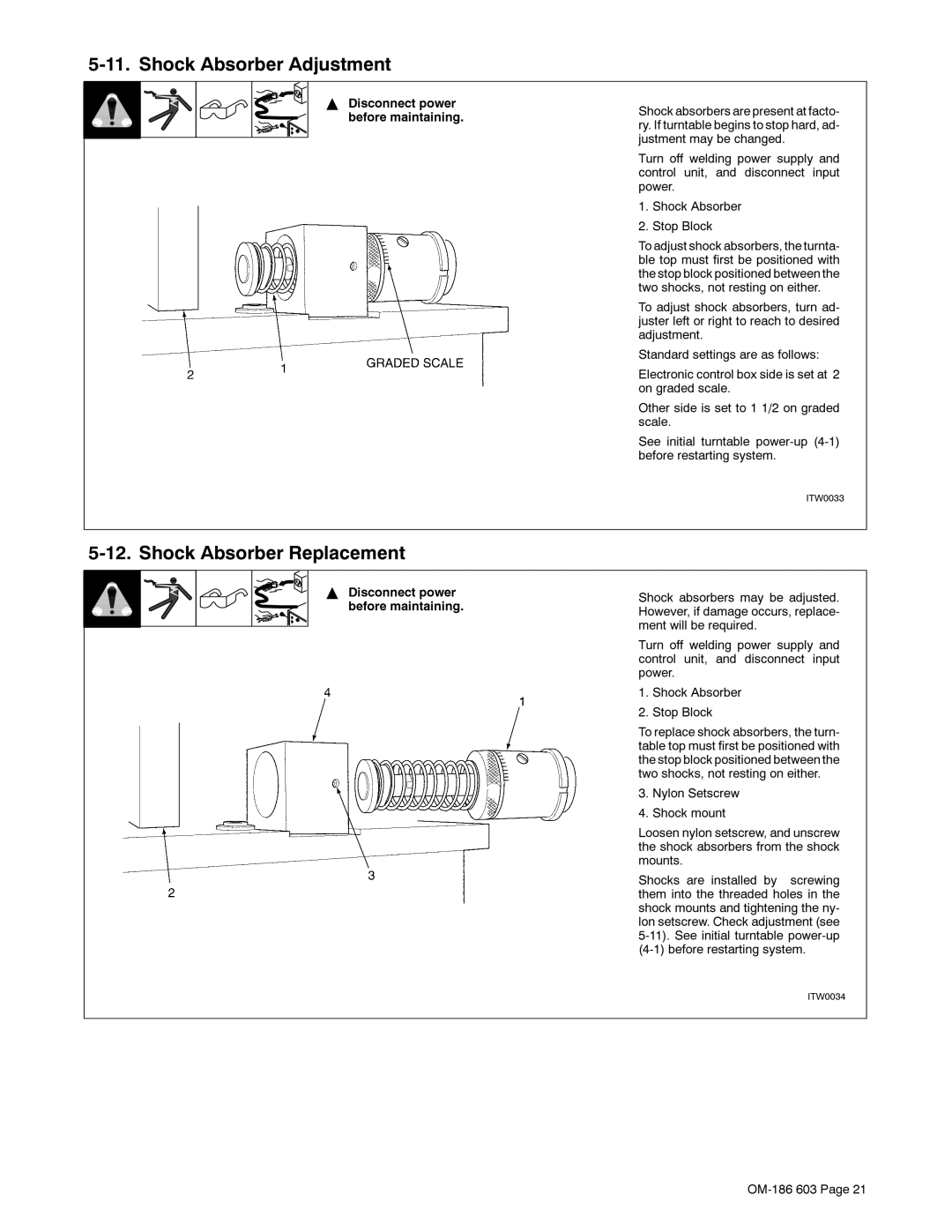 Miller Electric T60 manual ? Lvfrqqhfwehiruhpdlqwdlqlqjsrzhu, 6KRFN $EVRUEHU 5HSODFHP, 2WKHUVLGHLVWR 