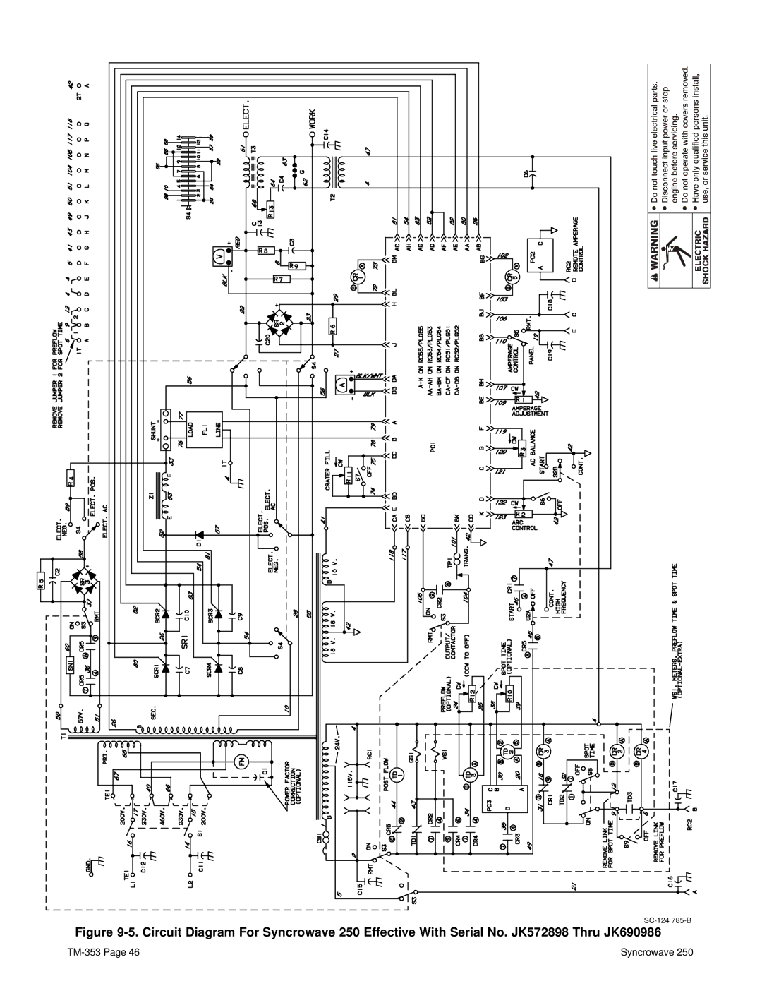 Miller Electric TM-353E manual SC-124 785-B 