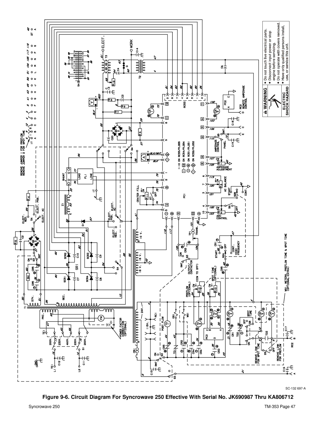 Miller Electric TM-353E manual SC-132 697-A 