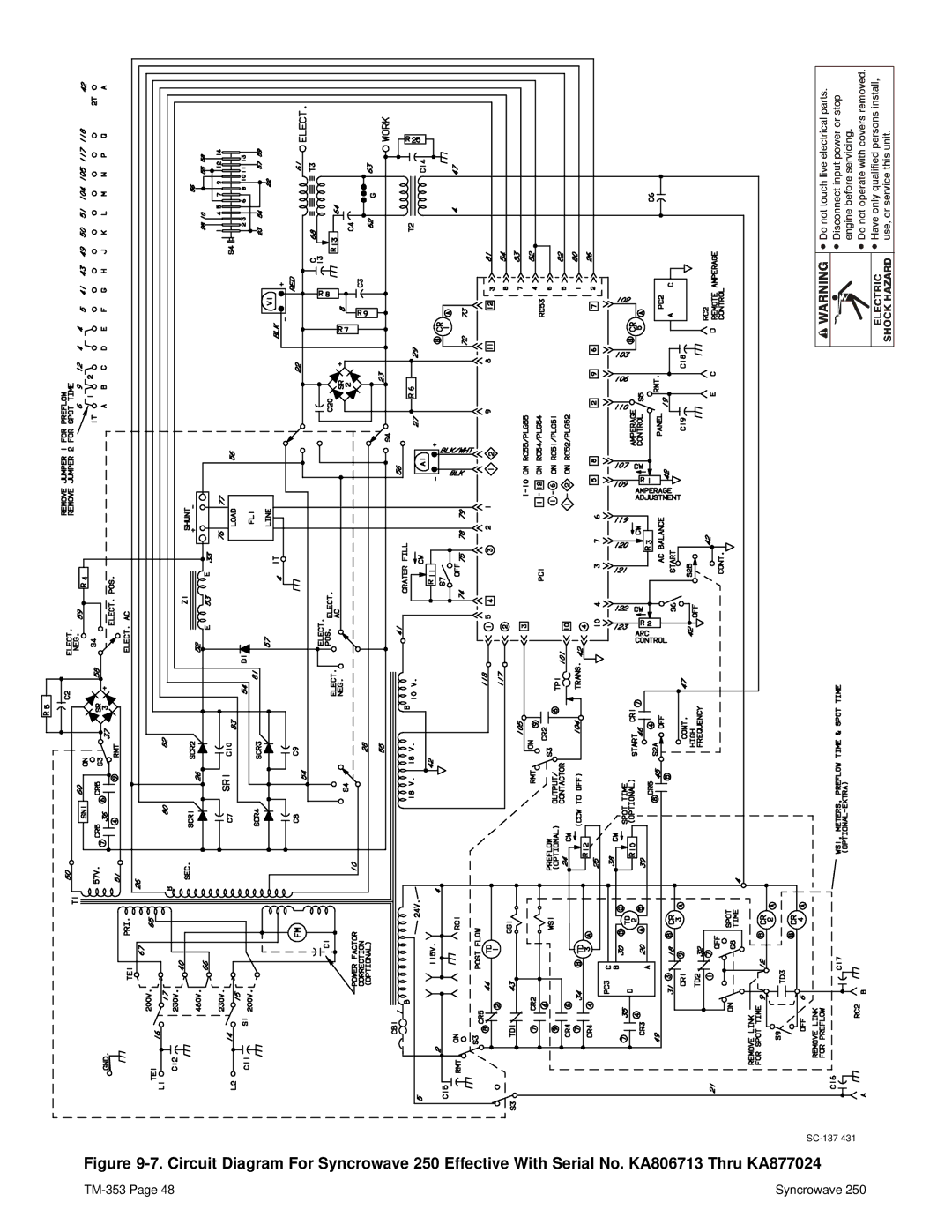 Miller Electric TM-353E manual SC-137 