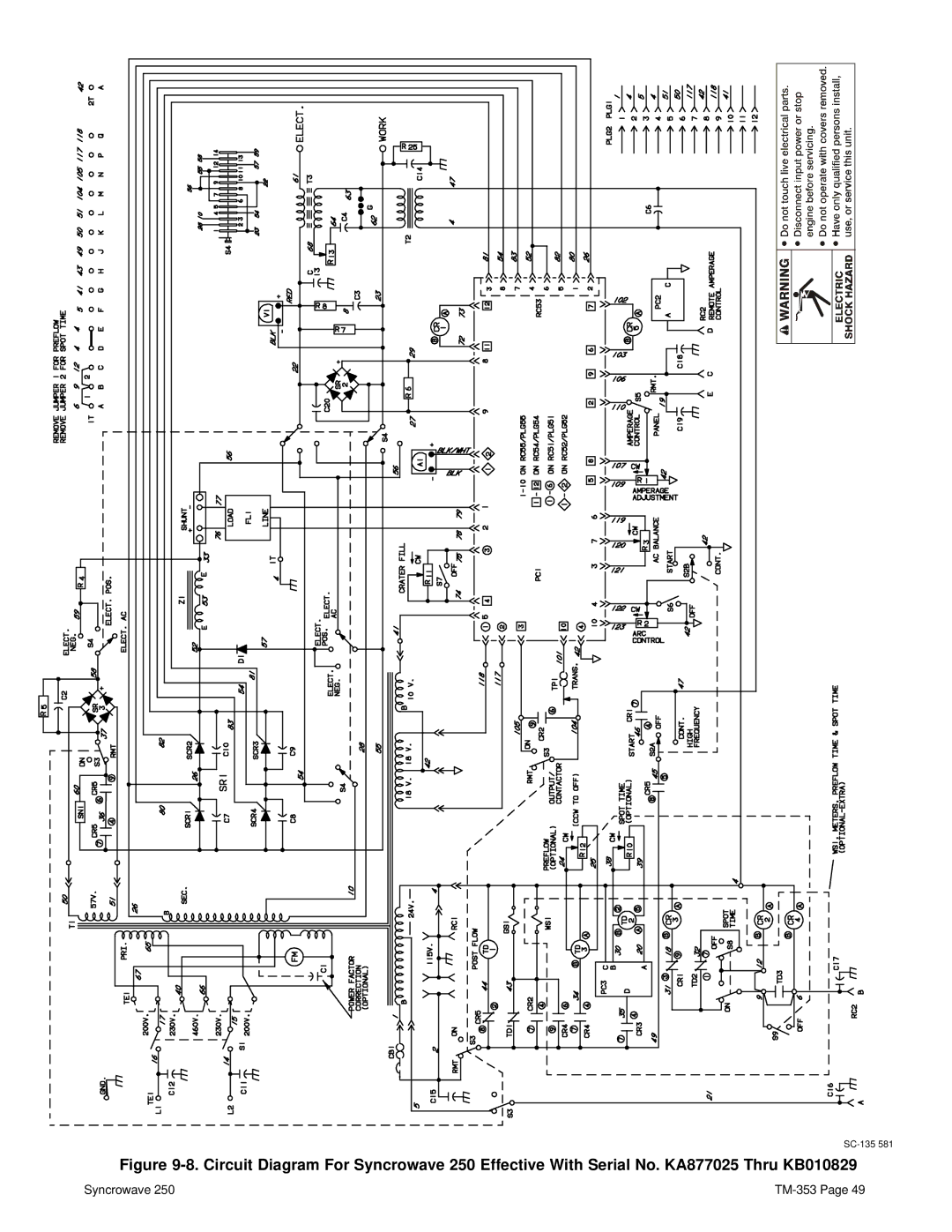 Miller Electric TM-353E manual SC-135 