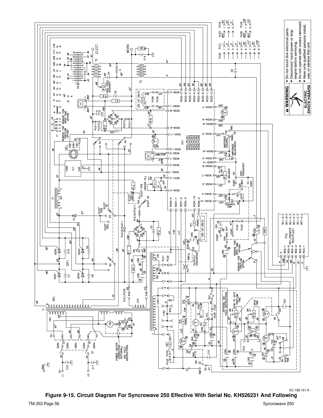 Miller Electric TM-353E manual SC-188 161-A 