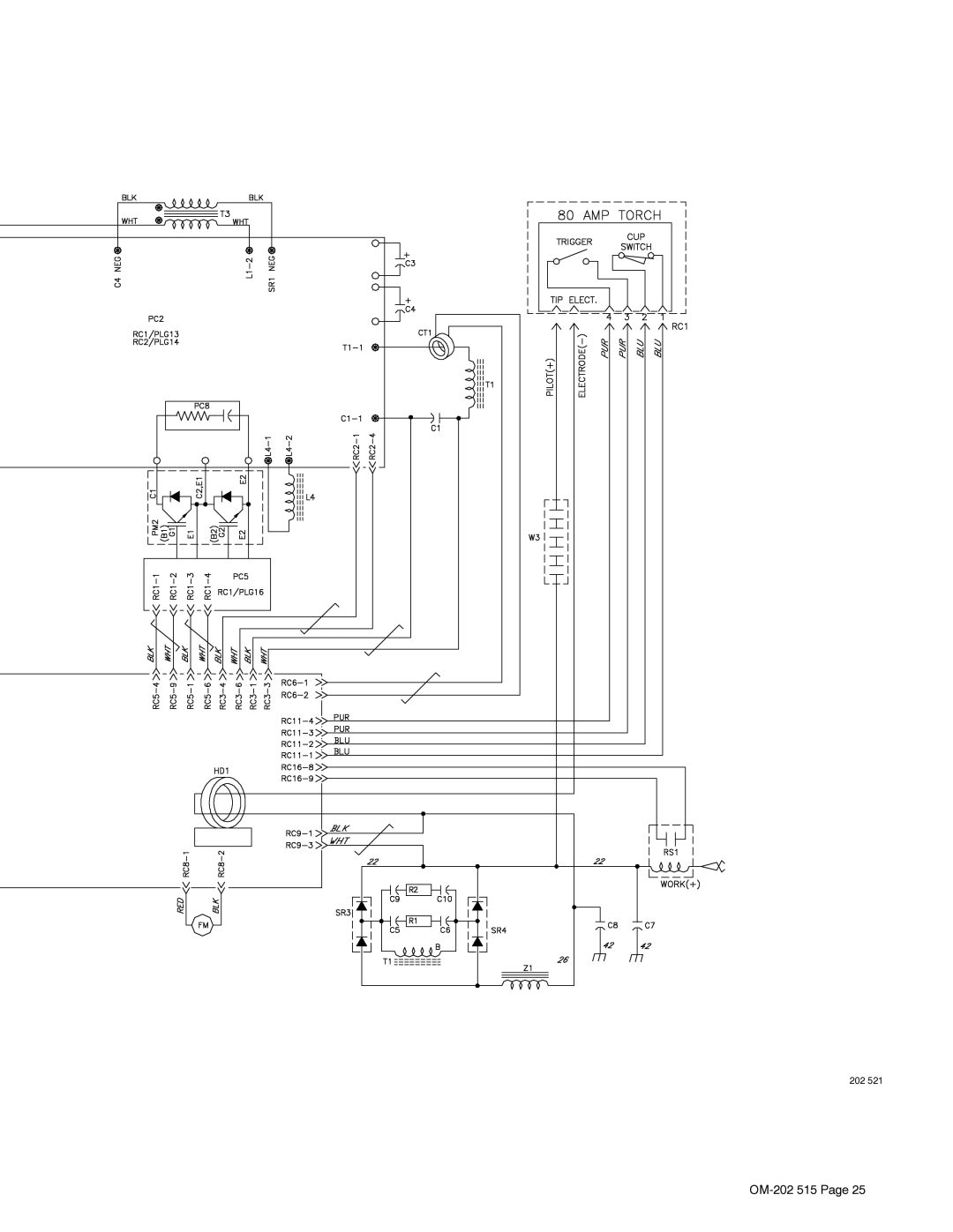 Miller Electric UPC 838 manual 202 