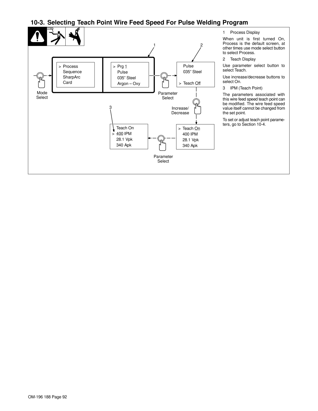 Miller Electric Welder operating instructions 