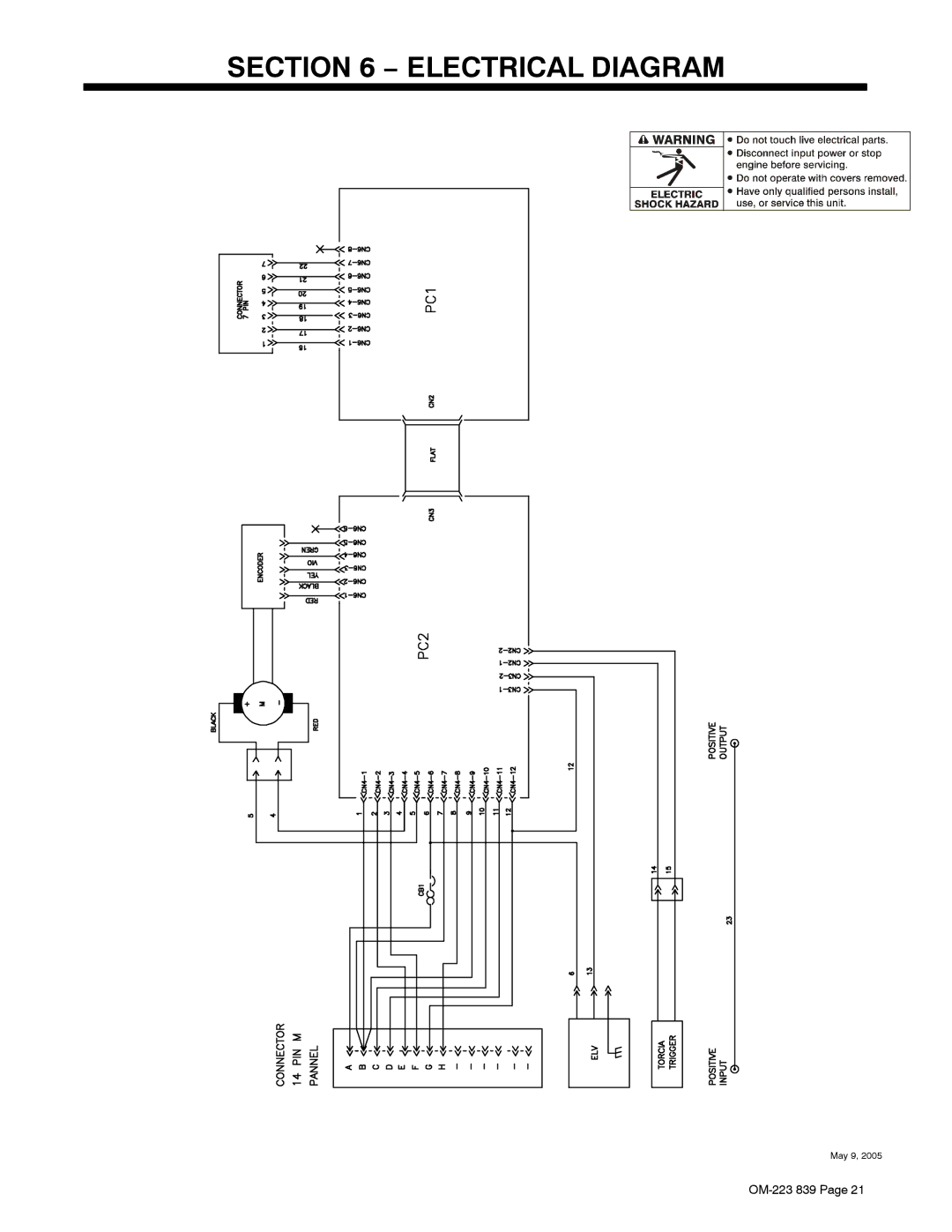 Miller Electric XMS 44 owner manual Electrical Diagram 