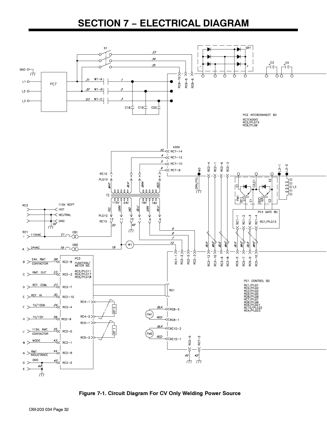 Miller Electric XMT 456CV, XMT 456 CC manual Electrical Diagram 