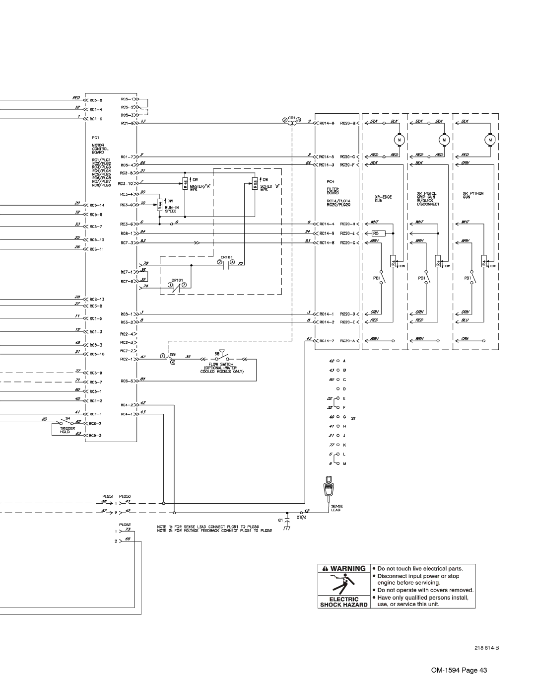 Miller Electric XR Control manual 218 814-B 