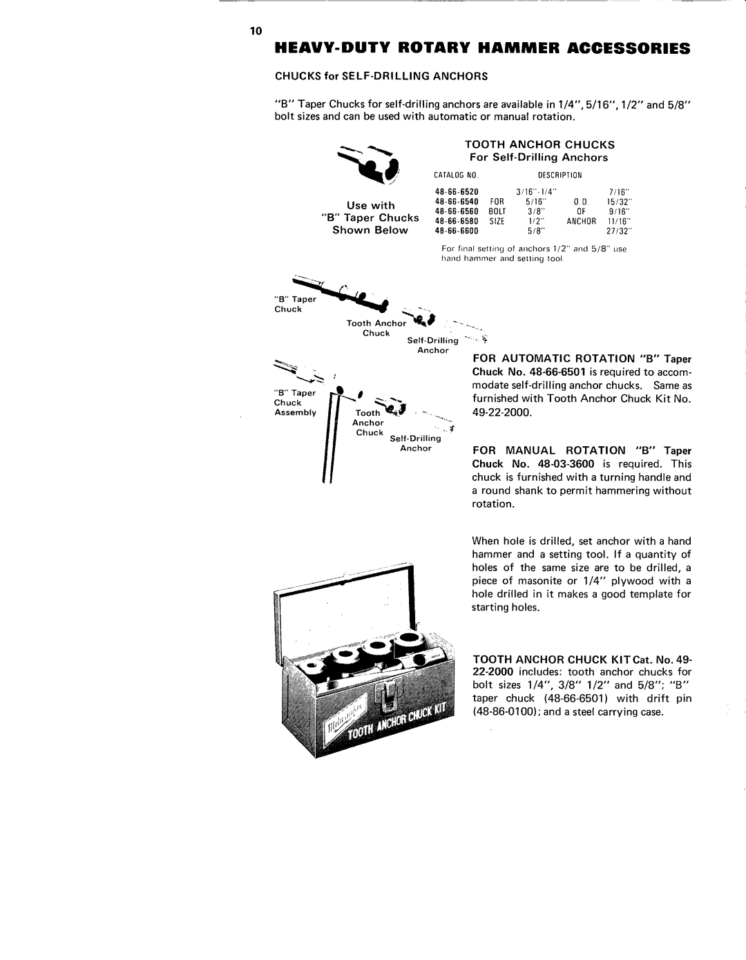 Milwaukee 5300(120V), 5300-2(240) manual 