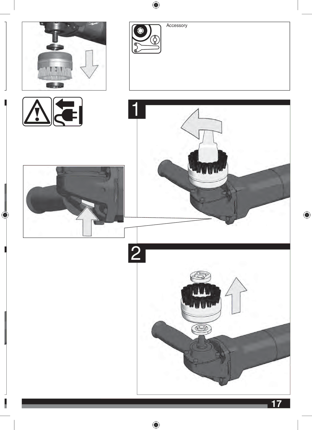 Milwaukee AG 750-100, AG 750-125 manual Accessory 