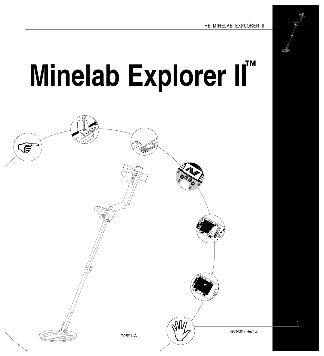 Minelab Mine lab Explorer IITM, P0591-A manual Minelab Explorer 