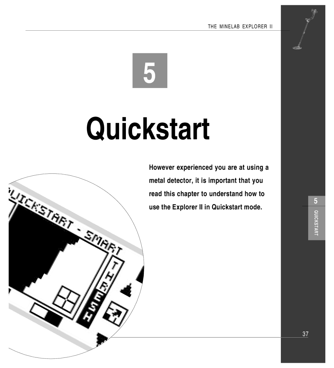 Minelab Mine lab Explorer IITM, P0591-A manual Quickstart 