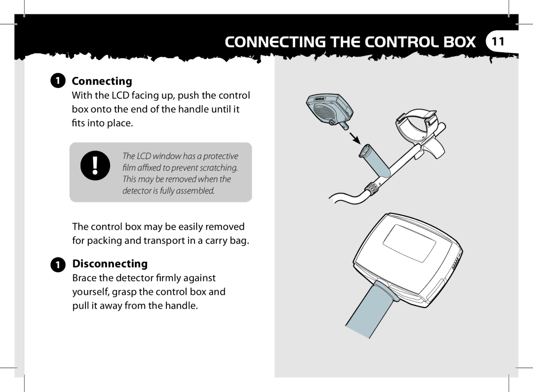 Minelab x-terra manual Connecting 