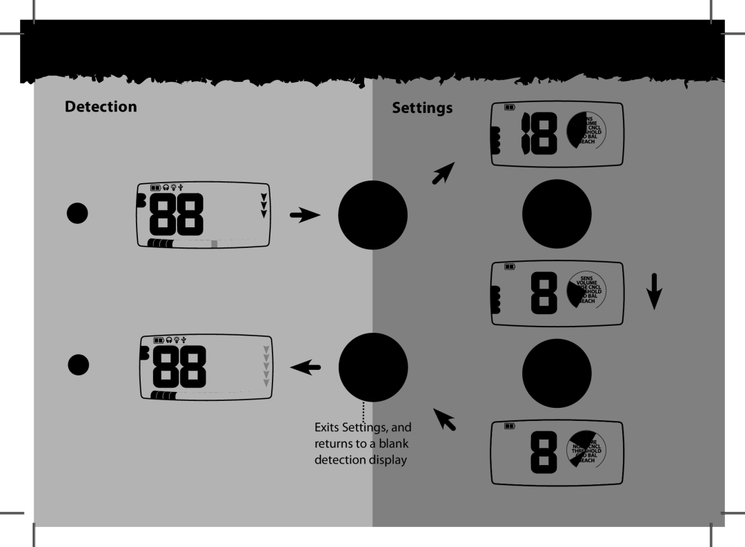 Minelab x-terra manual Detection Settings 