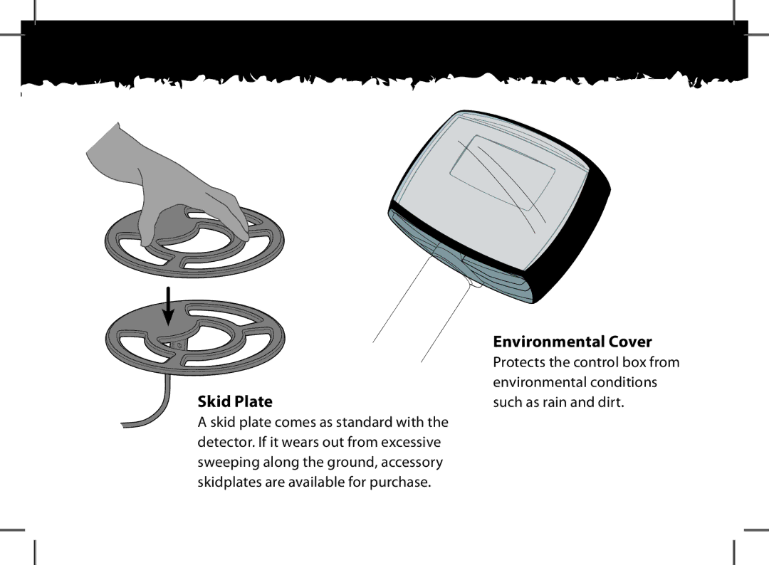 Minelab x-terra manual Skid Plate, Environmental Cover 