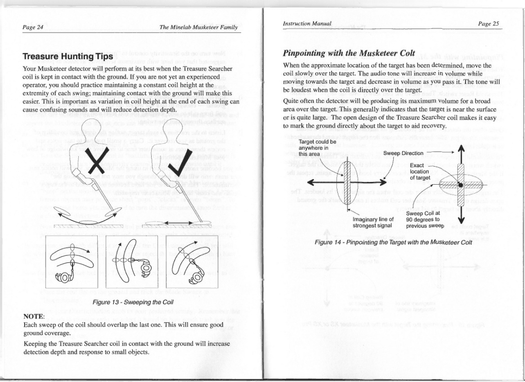 Minelab Colt, XS Pro manual 