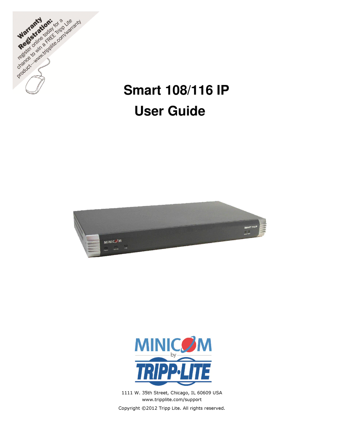 Minicom Advanced Systems 108 IP manual Smart 108/116 IP User Guide 