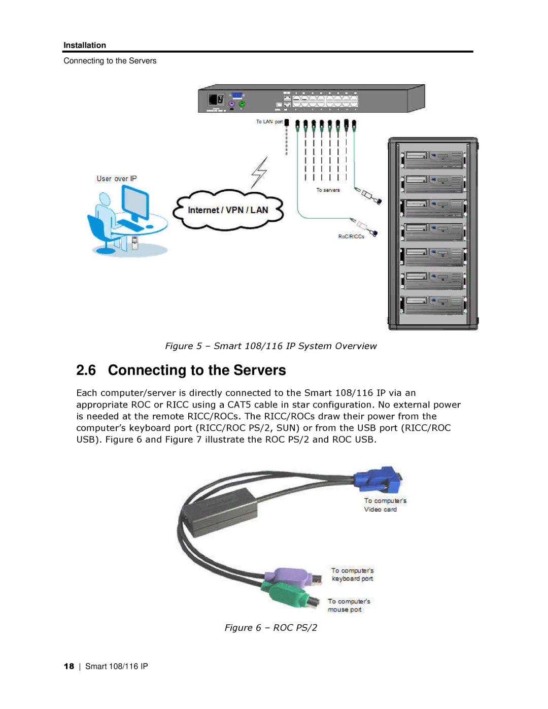 Minicom Advanced Systems 108 IP manual Connecting to the Servers, Smart 108/116 IP System Overview 