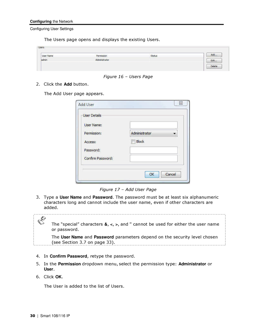 Minicom Advanced Systems 108 IP, 108/116 IP manual Users 