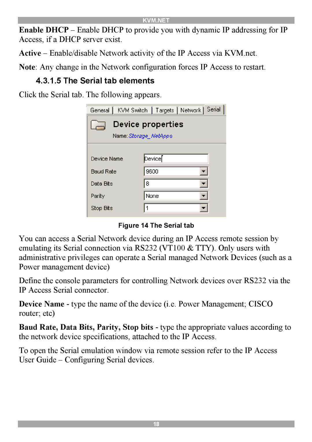 Minicom Advanced Systems 5UM70156 V1.1 12 manual Serial tab elements 