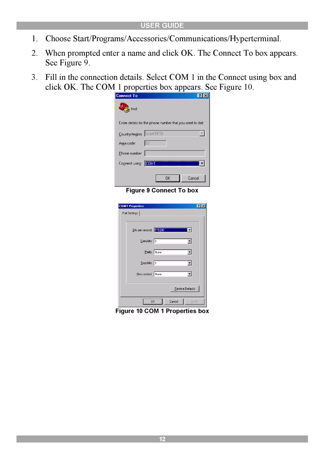 Minicom Advanced Systems DX User IP manual Connect To box 