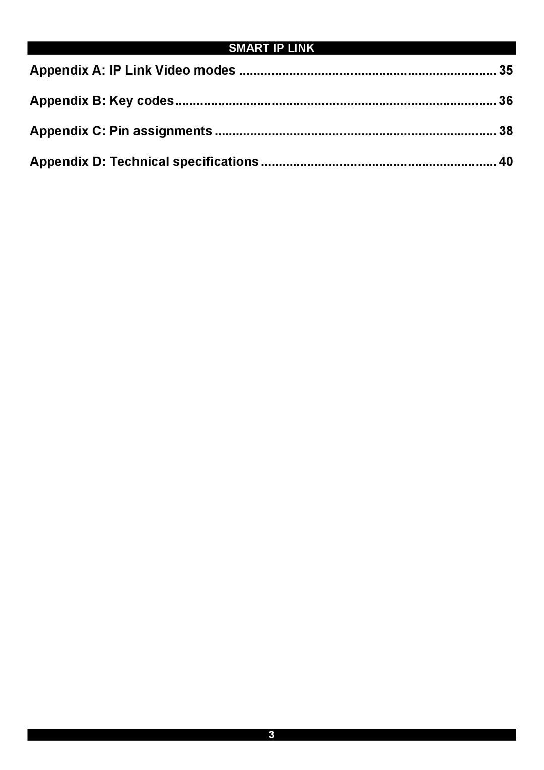 Minicom Advanced Systems RJ-45 manual Smart IP Link 