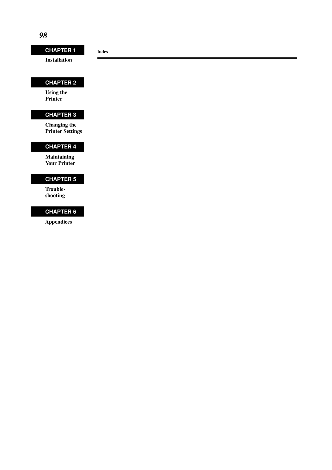 Minolta 0990-7701-02 user manual Changing Printer Settings, Trouble- shooting 