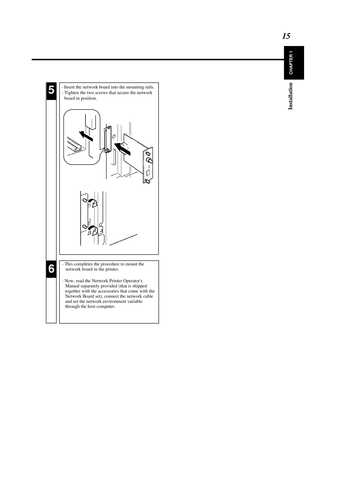 Minolta 0990-7701-02 user manual Installation Chapter 