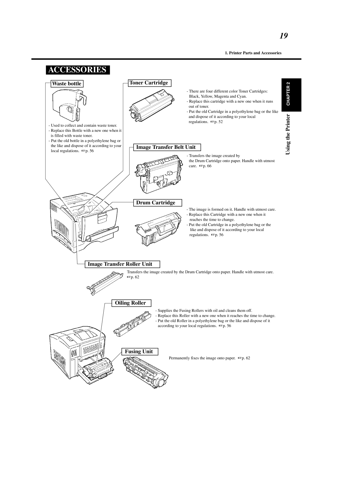 Minolta 0990-7701-02 user manual Accessories 